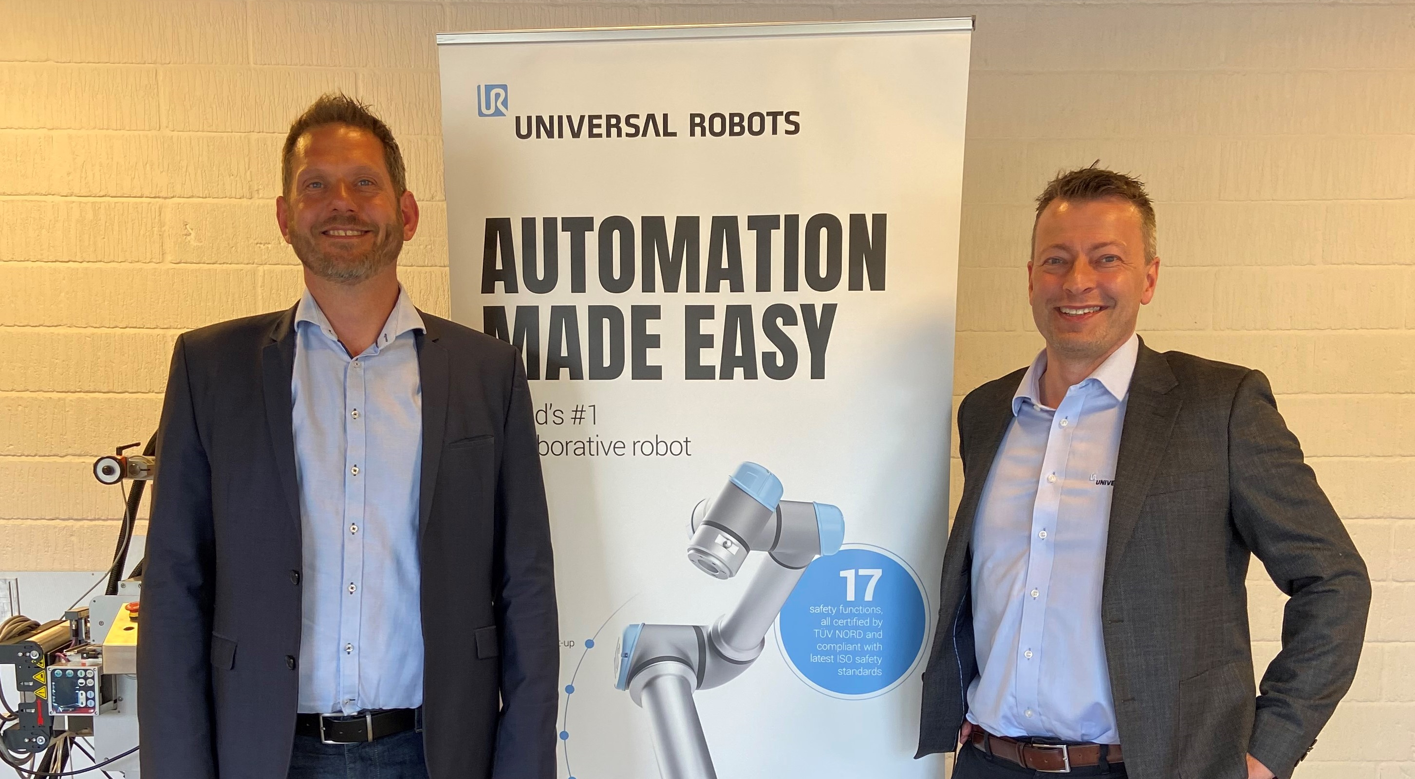 Søren Pedersen, PPS, and Michael Hjertebjerg, Universal Robots. 